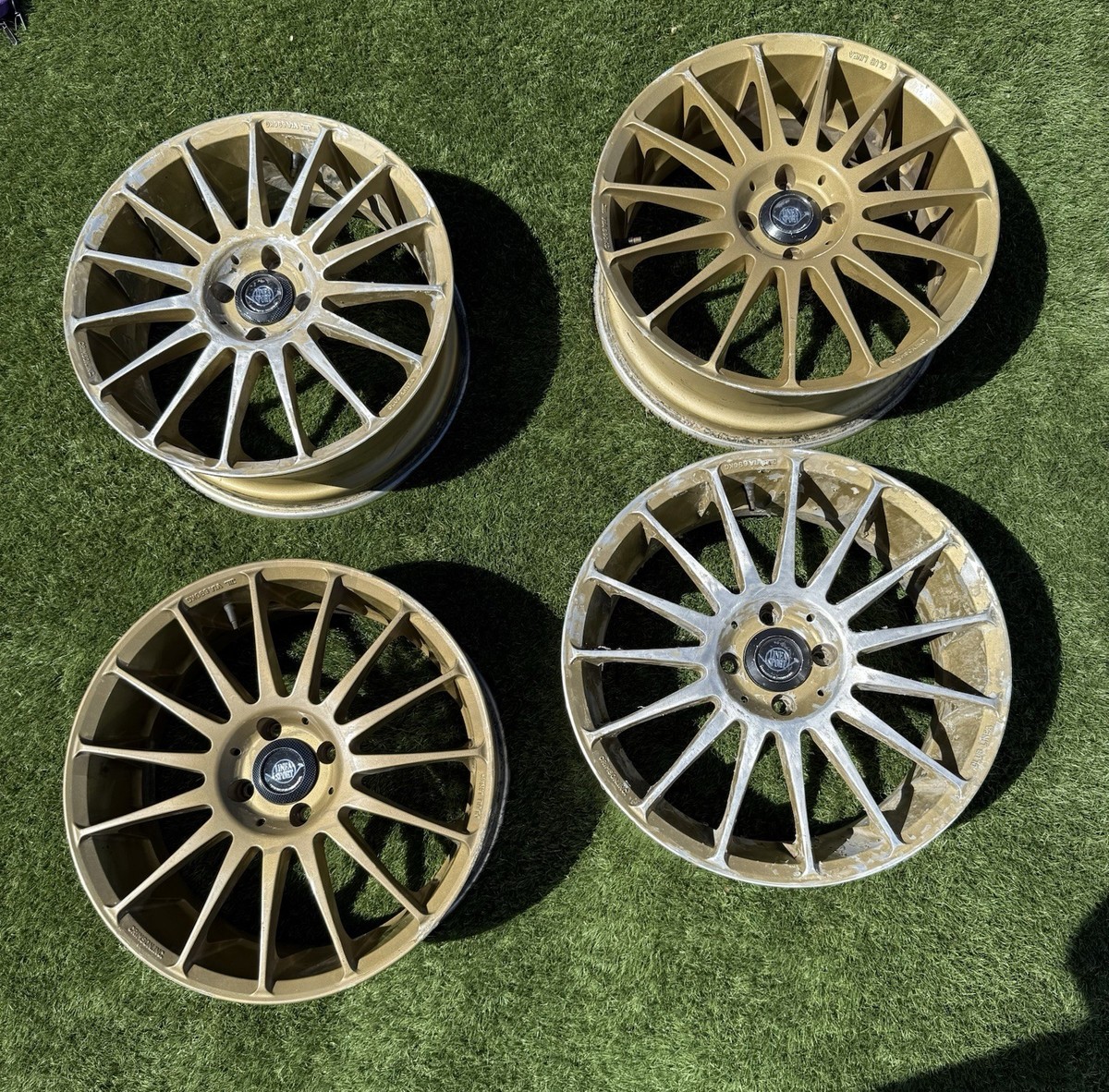 クリムソン CLUB　LINEA Crimson Club Linea Wheels 17x7 4x100 RARE!! Made In Japan Needs