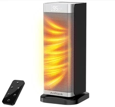 1500W Space Heater – Fast Heating Ceramic Heater with Thermostat & Remote
