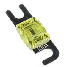 Mini-ANL Sicherung 100A 100 Ampere Hochlast Silver-Look Car-Hifi Sicherung Auto