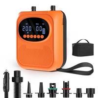 Mojimdo Elektrische SUP Pumpe 20 PSI Kabellos 100 L Min Orange Mit 5 Modi 6