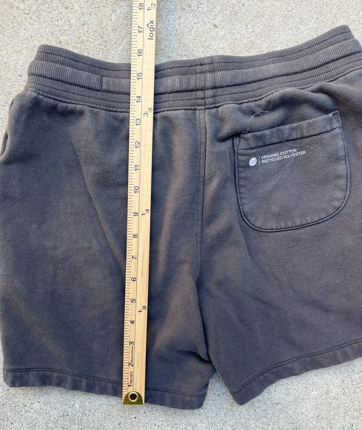 Men's Outerknown Shorts Gray Solid Stretch S Gym … - image 13