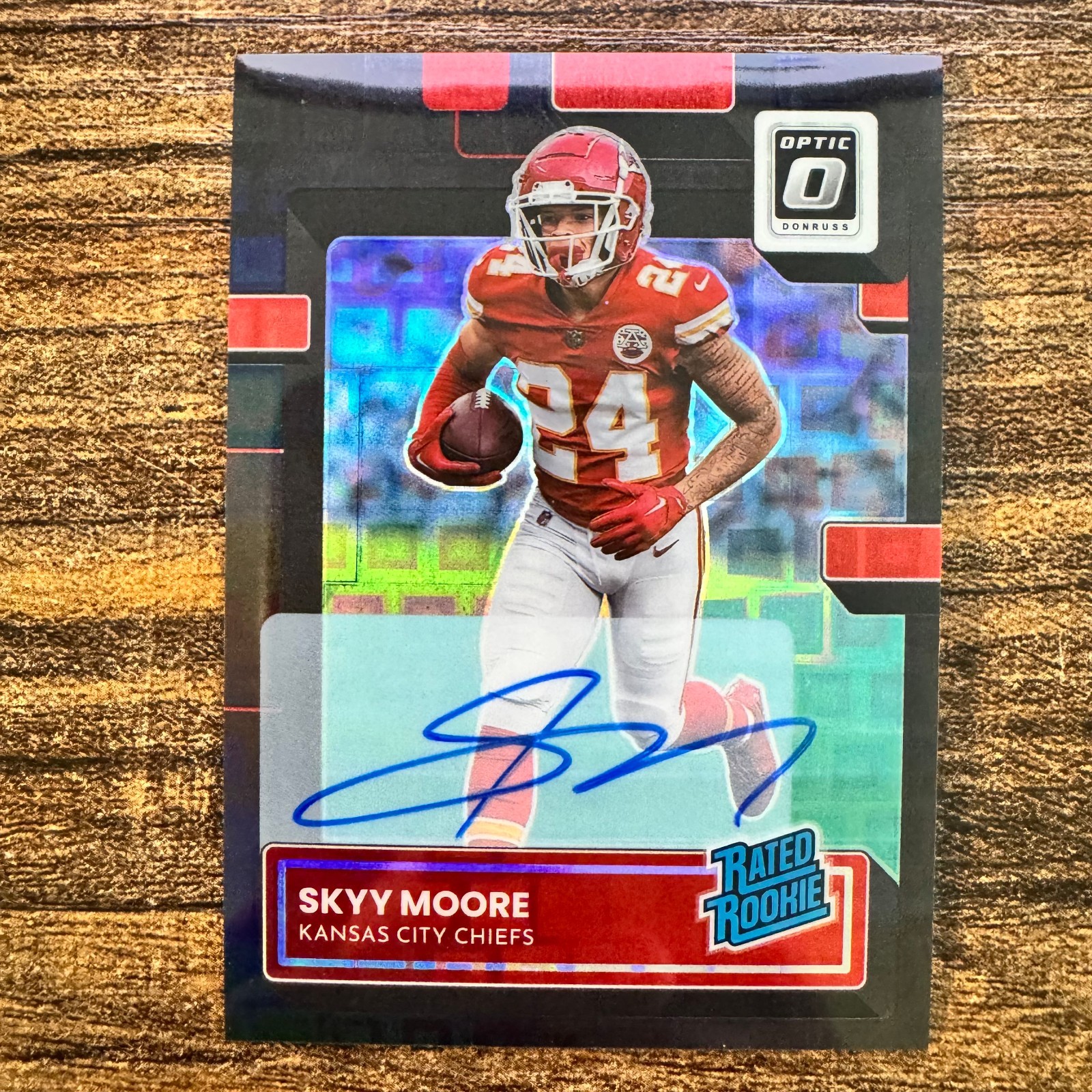 Skyy Moore Panini Donruss Optic #224 Autograph Black Pandora