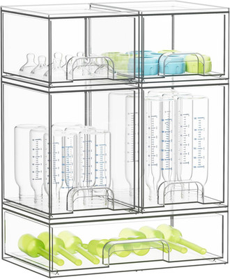 Bottle Storage Organizer Baby - Acrylic Bottles Station Organizer Container, Sta