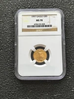 1997 $5 Gold American Eagle NGC MS70- 1/10oz - Original Brown Label Nice Strike