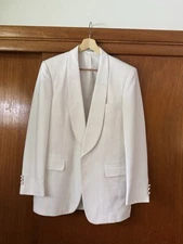 Mint Christian Dior Monsieur Vintage Cream Tuxedo Jacket 40L Union Made in USA