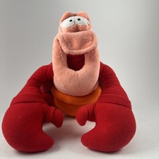 DISNEY PARKS SEBASTIAN The Little Mermaid RED CRAB SOFT PLUSH