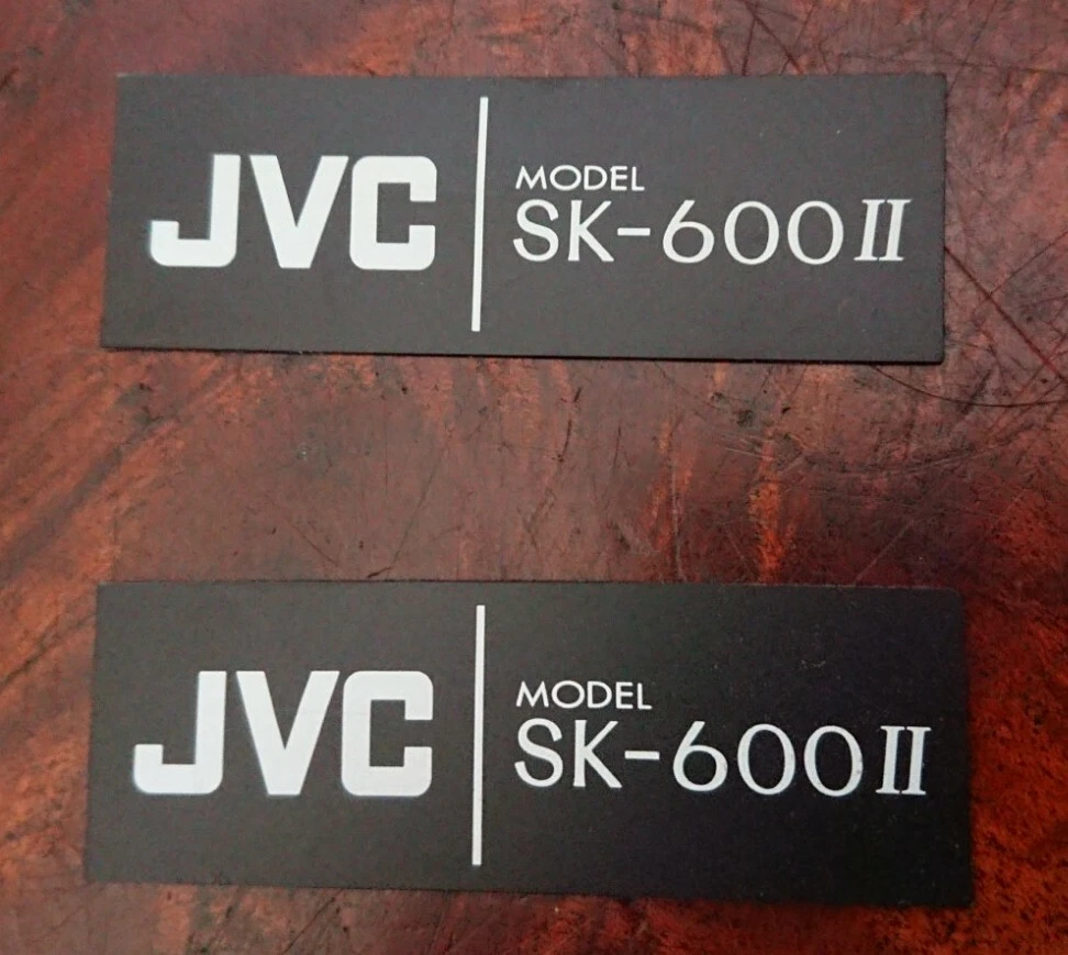 Jvc SK 600ii Speaker Badge Logo Emblem Sticker Genuine SK 600 Mk2 1x Single