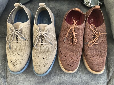 2 Pairs Men s Cole Haan Zero Grand Shoes Sz 10.5