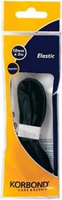 Image of Korbond Black Sewing Elastic Tape 12mm X 2M, Repair Clothes, Waistbands New UK