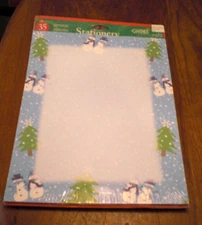 Gartner Studios 35 Count Snowman Stationery Sealed