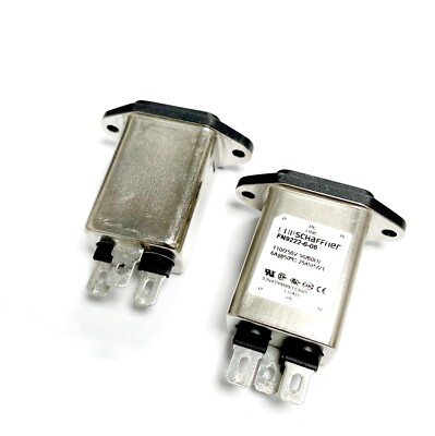 Schaffner FN9222-6-06 IEC AC Power Entry Filter 3 Amp 250 VAC 1PCS