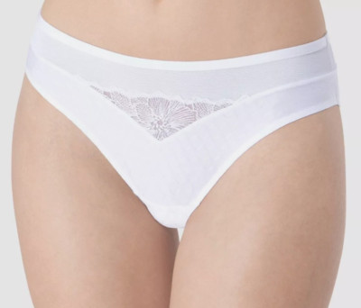 Triumph Azalea Florale Tai Slip Dessous weiß Gr 46