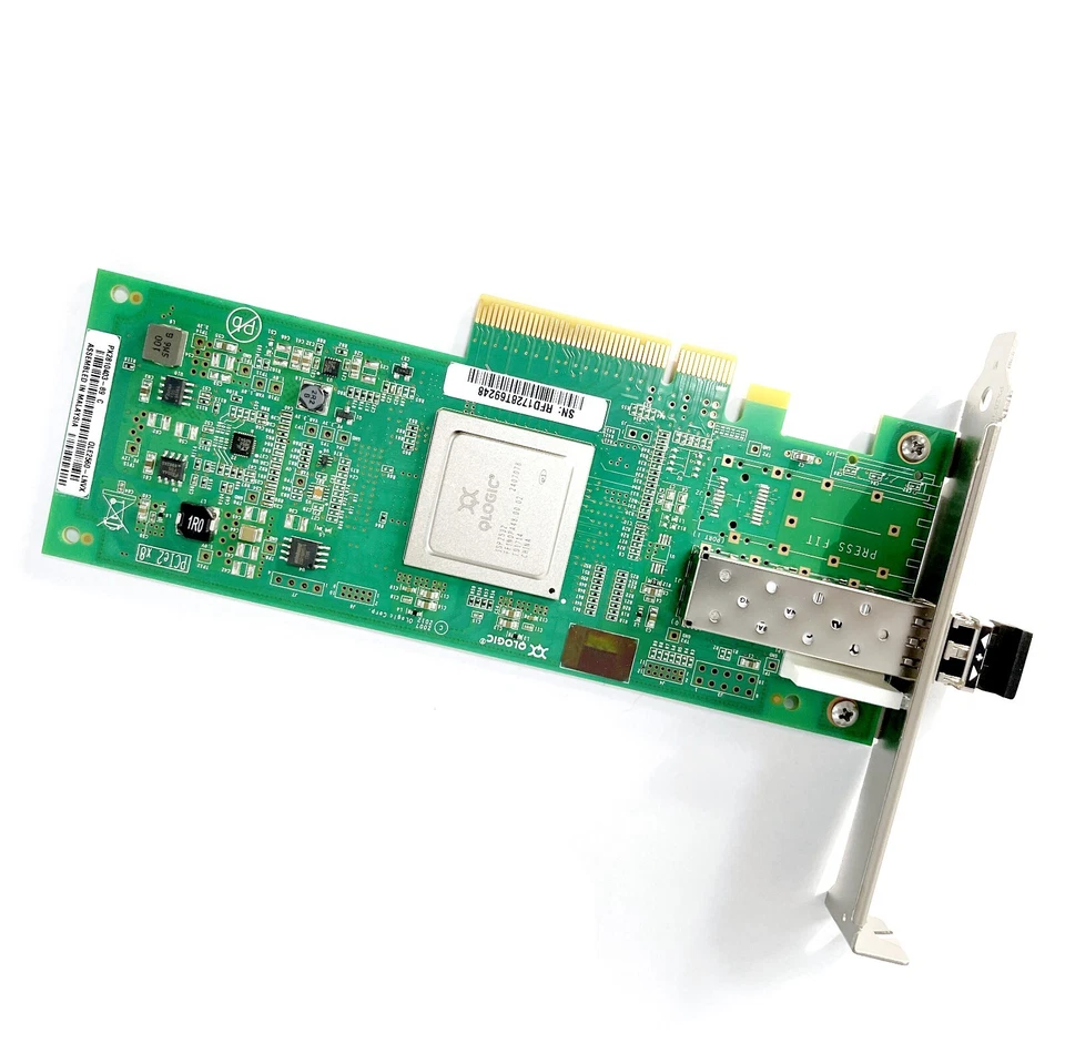 QLE2560-LNVX QLogic SanBlade 8Gb FC Single Port PCI-e HBA LP 1x 8Gb Transceiver - Image 2 of 3