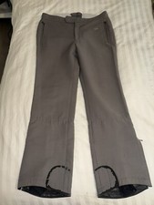 Bogner USA Made Wool Blend Navy Ski Pants w/ Stirrups 36 Long Gray/Brown