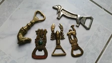 5 Antique BOTTLE OPENER BOTTLE OPENER