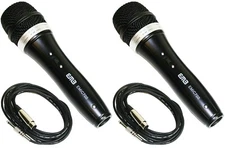 2x EMB Professional EMIC700 Dynamic Unidirectional Microphones