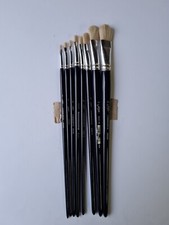 8x Pinsel Chinaborste, Solo Goya Katzenzunge by C. Kreul, unbenutzt 202202