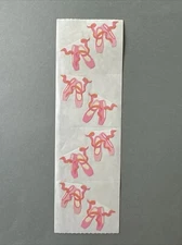 Mrs. Grossman's Stickers | BALLERINA SLIPPERS | Retired 1989 Creative Memories