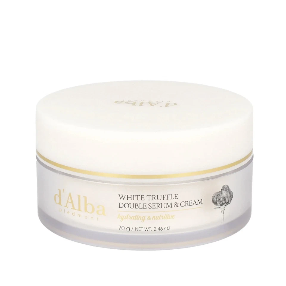 d'Alba Italian White Truffle Double Serum & Cream Vegan 2-in-1 Moisturizer 2.46z - Image 4 of 4