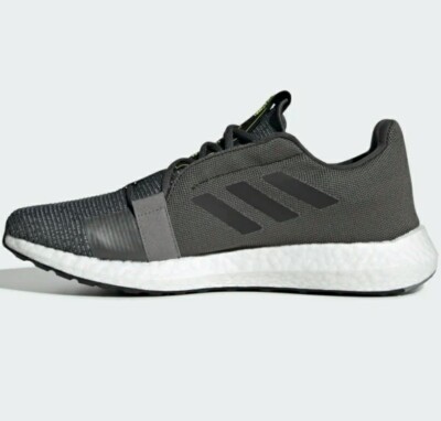 Adidas SenseBoost Go Size 4 = 5.5 Womens Grey Black Boost Running Jogging EF1581