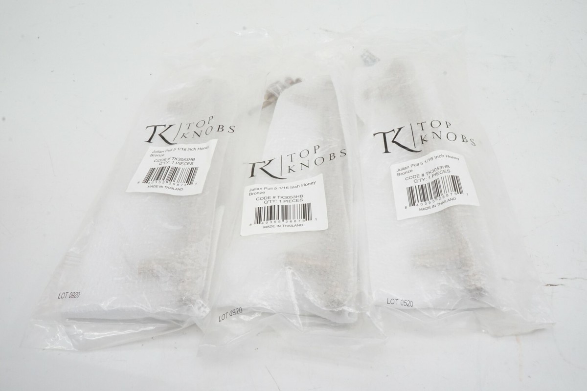 3Pcs Top Knobs TK3053HB Julian 5-1/16