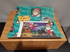 Vintage Scooby Doo Flintstone Wrapping Paper NEW Sealed 1996 Cartoon Network