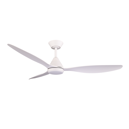 3A ETESIAN 56" DC Ceiling Fan With Remote White Black WiFi - Picture 2 of 8