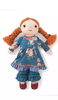 Matilda Jane Caitlin Doll In Dear One Dress Bonfire Nights Big Ruffles New