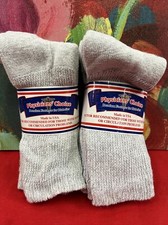 PHYSICIANS Choice Lot Of 2 Packs Diabetic Crew Men  s 9-11 Socks Grey NEW