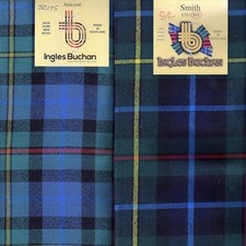 Scarf Clan Smith Tartan Scottish Wool Plaid