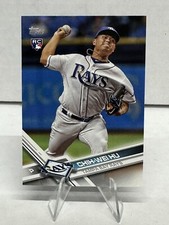 2017 Topps Update Series Card #US198 Chih-Wei Hu RC Tampa Bay Rays
