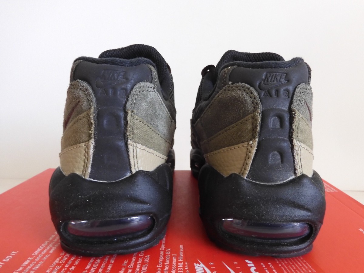 Nike Air Max 95 Black-Earth-Sequoia Green Mens Sz 5 / Womens Sz