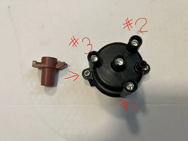 Tapa y rotor distribuidor Daihatsu Hijet S80LP Y S81LP TAPA NEGRA Foto 2 de 2