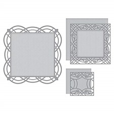 Spellbinders Shapeabilities Dies By Becca Feeken Venise Lace-Hems 813233040374