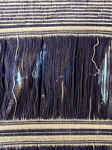 Hand Woven Loomed Hanging Wall Art Decor String Yarn Columbia Peru ? 65" x 34" - Picture 11 of 13