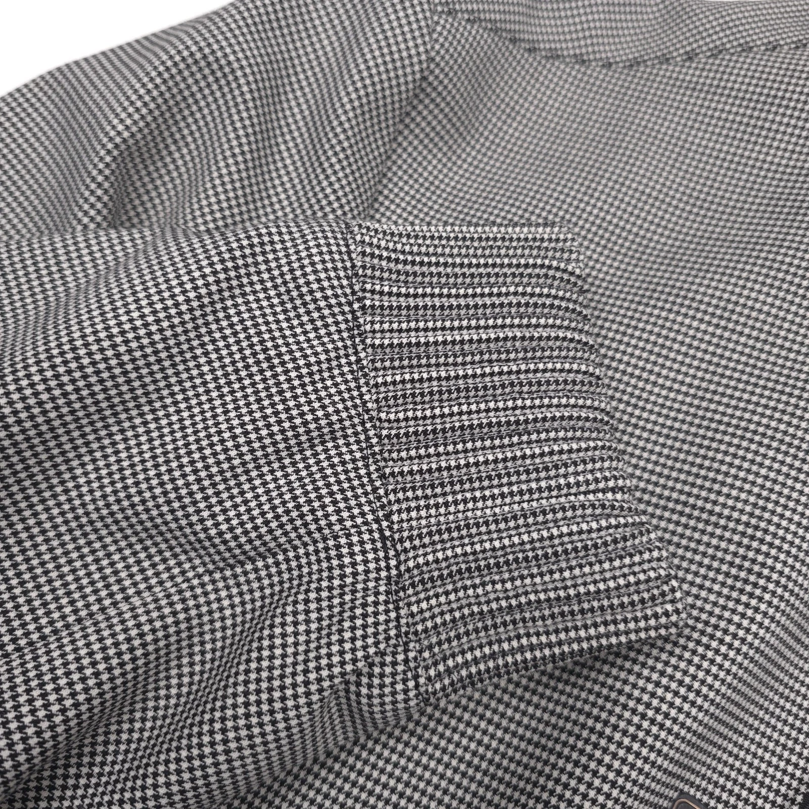 Hugo Boss C-Hanry-Wing Jacket Mens 40R Houndstooth Slim Fit Wool Full Zip NWT image 3