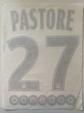 FLOCAGE OFFICIEL PSG PASTORE 27 ADULTE Ligue 1 AWAY 2014/2015