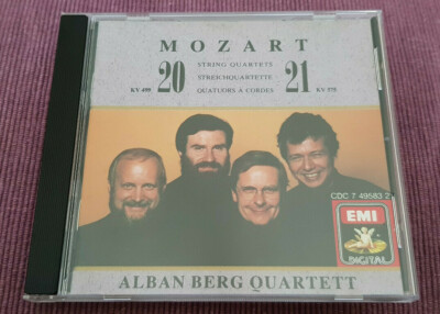 Alban Berg Quartett - Mozart    String Quartets No.20 & 21 - EMI    CDC 7 495832