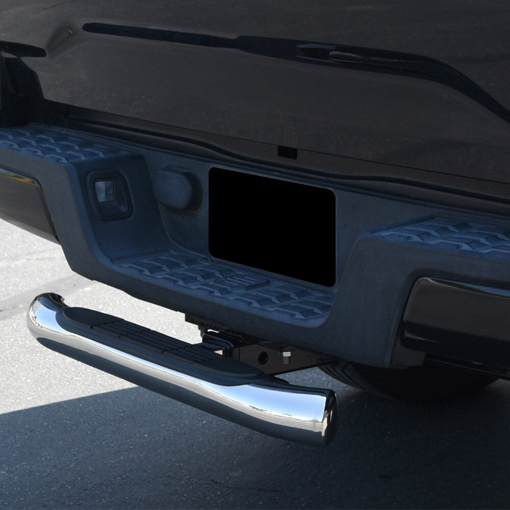 TLAPS 3" Tube Rear Trailer Hitch Step Bar w/2" Tow Receiver Chrome For Chevy T01