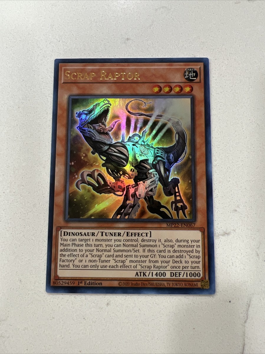 scrap yugioh deck Yugioh Scrap Raptor MP22-EN067 Ultra Rare 1st Ed NM