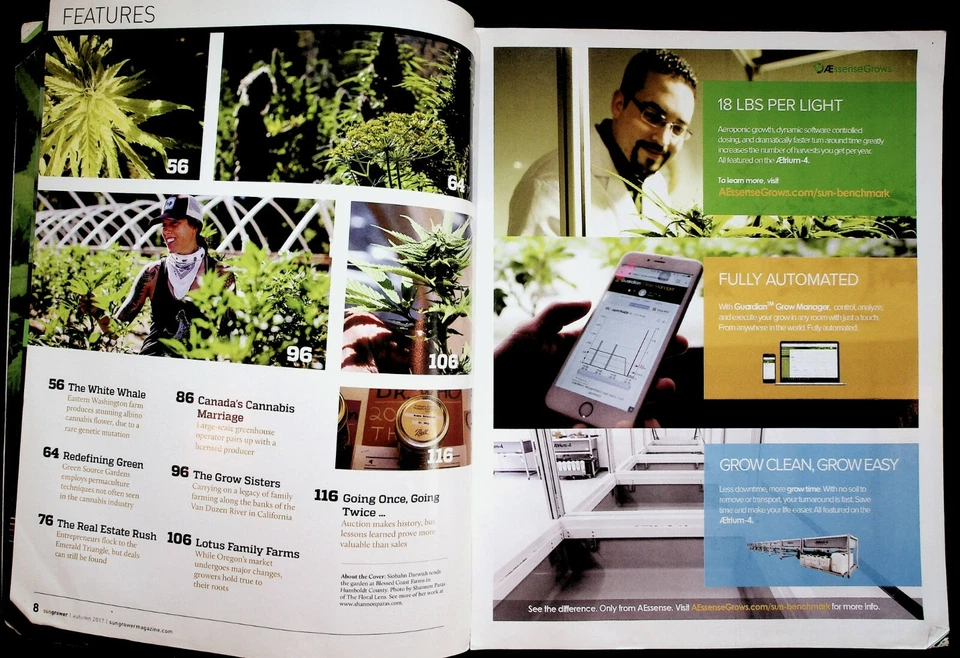 2017 Autumn Sun Grower Greenhouse Professional Marijuana Farming Magazine - Image 2 of 4