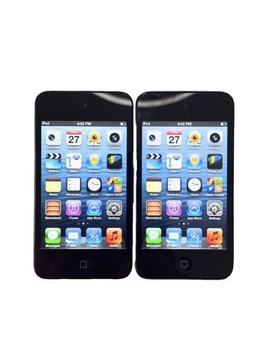 APPLE iPod Touch Black 8GB USB MP3 Player Model A1367 (x2) - Both
