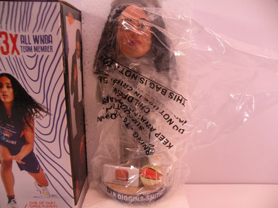 WNBA Skylar Diggins-Smith Bobblehead PHOENIX MERCURY Basketball New In Box F - Image 3 of 4