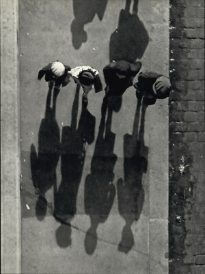 1931 1972 Andre Kertesz Kid's Long Sidewalk Shadows Paris