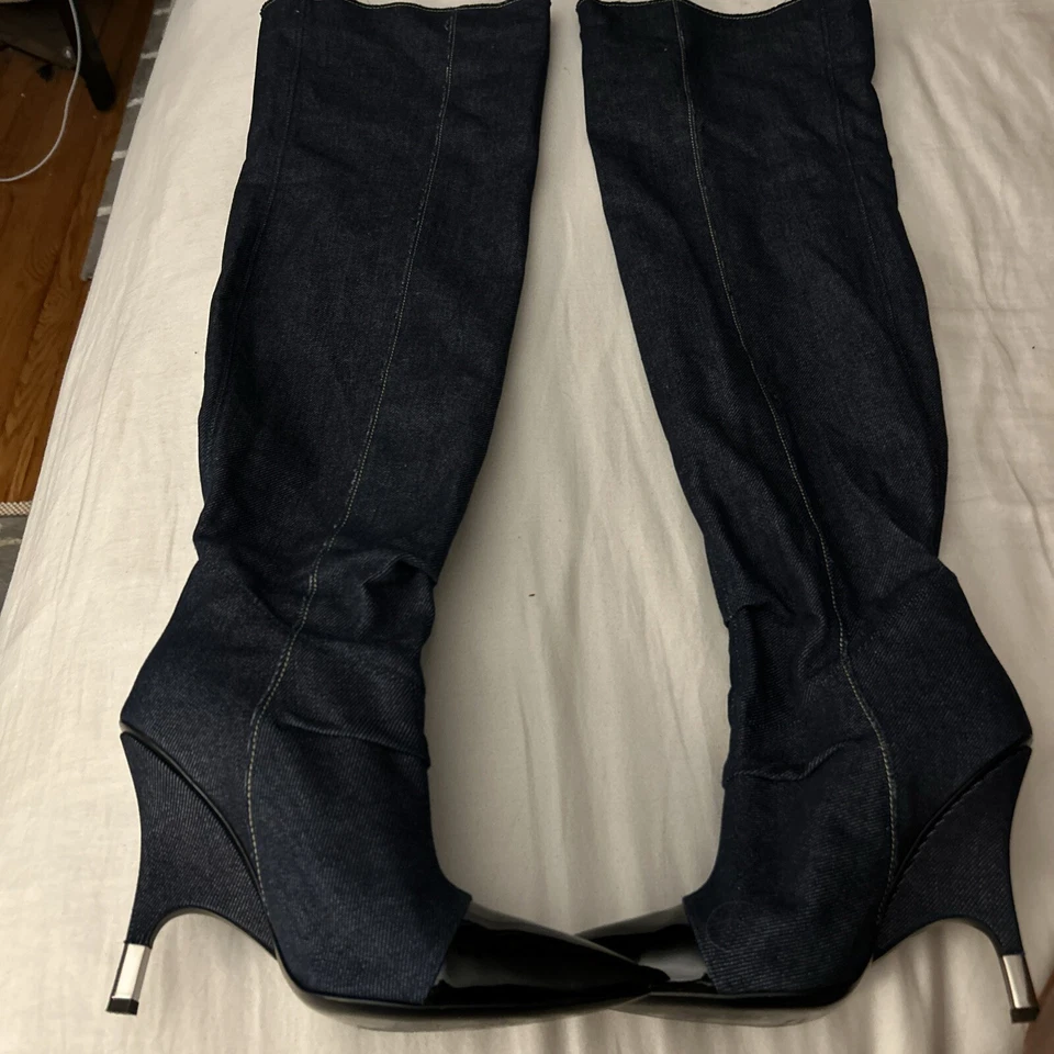 Giuseppe Zanotti Denim thigh High Boots  - Image 3 of 3