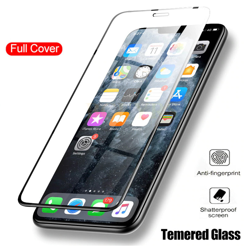 For iPhone 15 Pro 14 13 12 11 Pro Max XR XS SE Tempered Glass