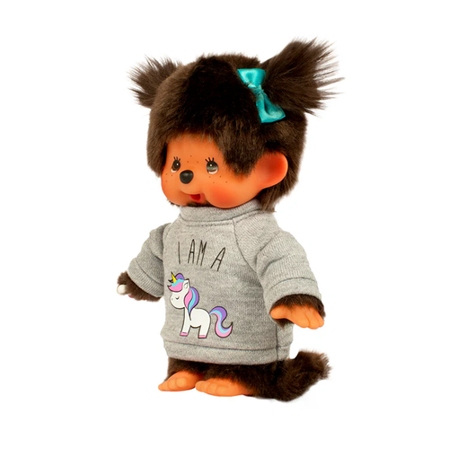 Juguete de Peluche Monchhichi Niña Unicornio 7" - Mono Chupar Pulgar Clásico Coleccionable - Imagen 5 de 24
