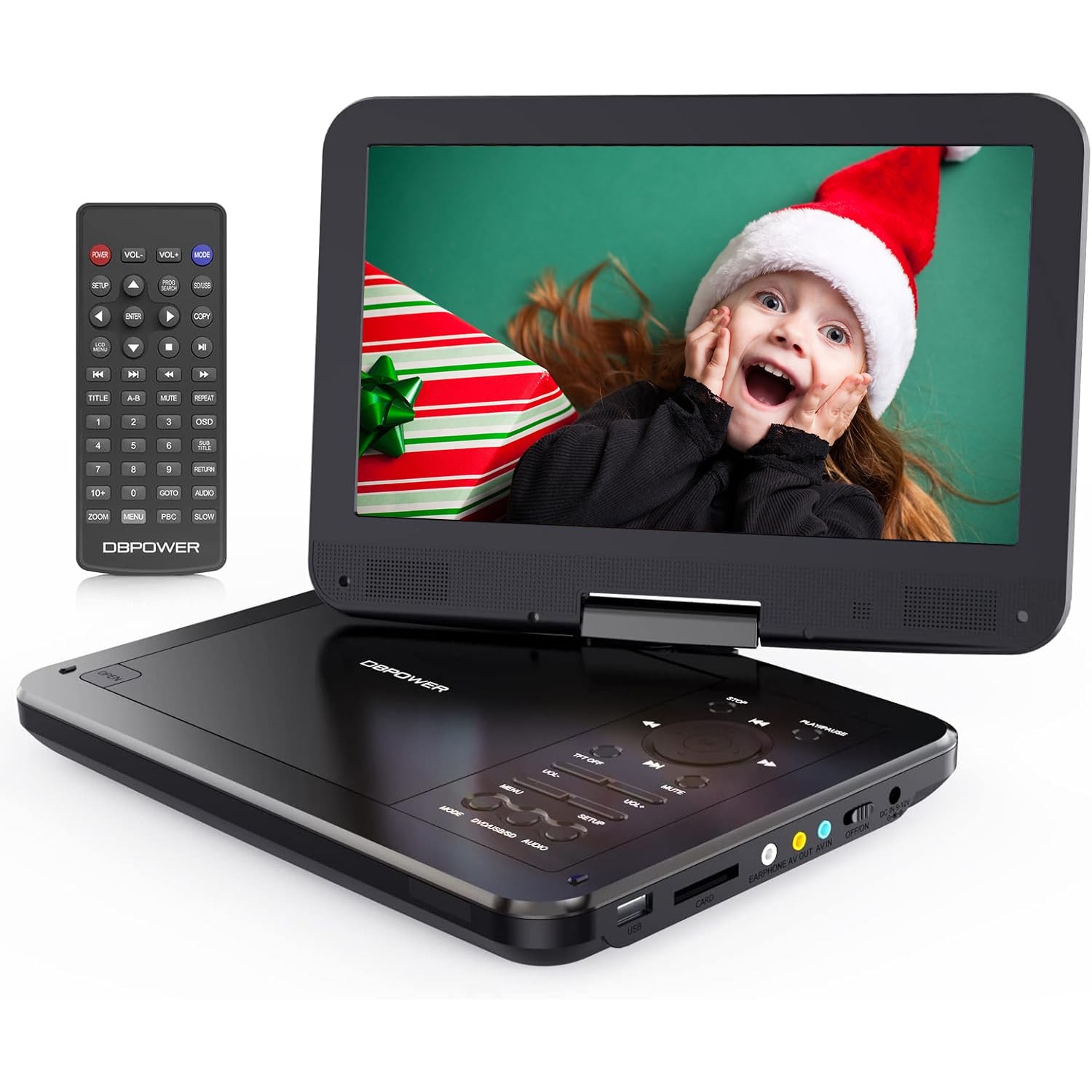 With 5-hour Rechargeable Battery, 10 Swivel