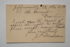 US SC UX12 JEFFERSONVILLE, VT POSTAL CARD 1895 — photo 2