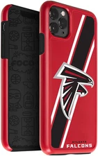 FOCO NFL Atlanta Falcons Dual Hybrid Case for iPhone 11Pro, X & XS (5.8")